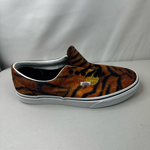 Vans Mens Womens Skate Shoes ERA Size 8.5/10 Tiger/True White NEW - Picture 2 of 14